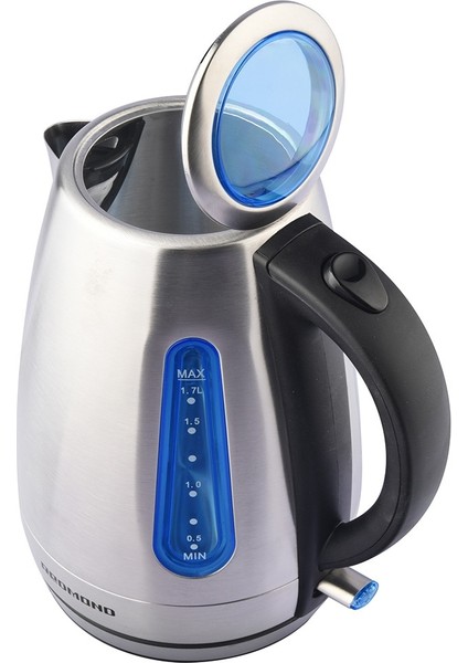 Paslanmaz Çelik Elektrikli Su Isıtıcısı 1.7l Ölçek ve Otomatik Kapanma ILE-7819 (Yurt Dışından)