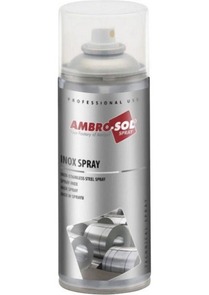 Paslanmaz Çelik Inox Boya Sprey 400 ml