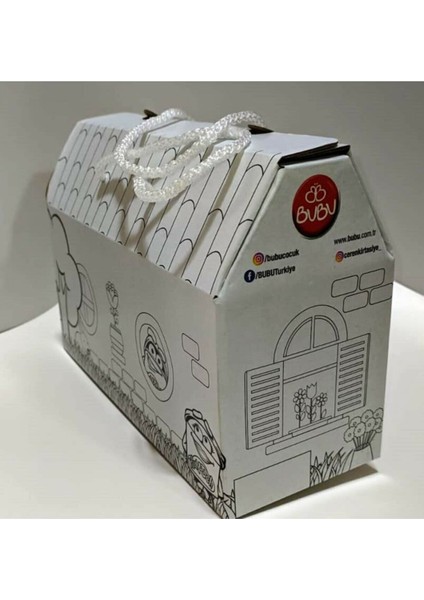 Boyama Evi Küçük Boy 26X17X10 cm 52 Parça