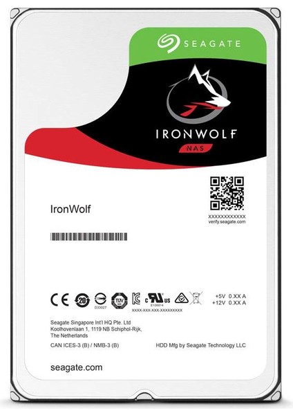 4tb Ironwolf 3,5" 64MB 5900RPM ST4000VN008 Harddisk