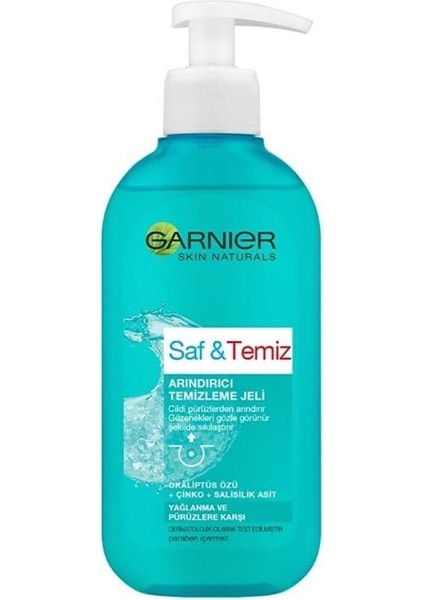 Saf&temiz Arındırıcı Temizleme Jeli Yağlanma ve Pürüzlere Karşı 200ML