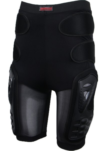 Motosiklet Yarış Zırh Pedleri Kalça Bacak Koruyucu Şort Pantolon (Yurt Dışından)