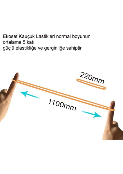 Çöp Kovaları Için Poşet Tutucu Kauçuk Lastik 22X5 Naturel