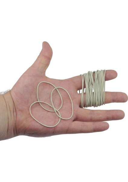 Beyaz Paket Ambalaj Para Lastiği 1000 Adet 70 mm fiyatları