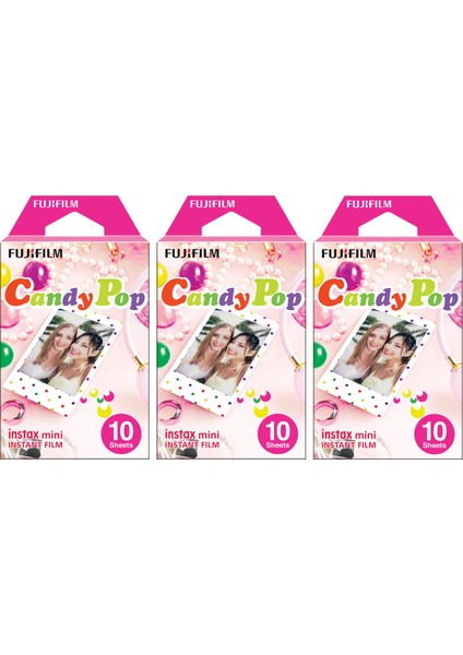 Instax Mini Candy Pop 10X3 Film Seti