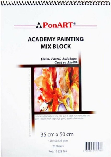 Academy Painting Mix Blok 35X50 10628165