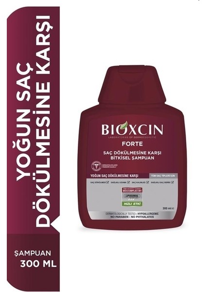Forte- Tüm Saçlar Için Şampuan 300 ml Kutusuz