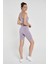 Gela Çift Katlı Kompress Sport Bra Pastel Mor 1