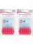 Arayüz Fırçası 6 Lı Blister Pembe 0.4 mm | 2 Adet 1