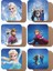 Frozen Karlar Ülkesi Elsa Temalı 6lı Ahşap Bardak Altlığı Seti 1