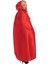 Kırmızı Renk Saten Pelerin Halloween Pelerin 140 cm 3
