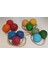 Ahşap Top Gökkuşağı Tonları 12'li Set 5 cm 1