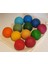 Ahşap Top Gökkuşağı Tonları 12'li Set 5 cm 2