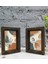 Gift Dekoratif 2'li Doğal Masif Ahşap Çerçeve 15X20CM-40 1