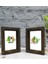 Gift Dekoratif 2'li Doğal Masif Ahşap Çerçeve 15X20CM-36 1
