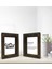 Gift Banyo Dekoratif 2'li Doğal Masif Ahşap Çerçeve 15X20CM-11 2