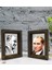 Gift Atatürk Tasarımlı Dekoratif 2'li Doğal Masif Ahşap Çerçeve 15X20CM-15 1