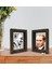 Gift Atatürk Tasarımlı Dekoratif 2'li Doğal Masif Ahşap Çerçeve 15X20CM-15 2