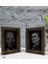 Gift Atatürk Tasarımlı Dekoratif 2'li Doğal Masif Ahşap Çerçeve 15X20CM-2 1