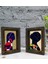 Gift Dekoratif 2'li Doğal Masif Ahşap Çerçeve 15X20CM-13 1