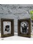Gift Atatürk Tasarımlı Dekoratif 2'li Doğal Masif Ahşap Çerçeve 15X20CM-9 1