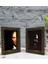 Gift Atatürk Tasarımlı Dekoratif 2'li Doğal Masif Ahşap Çerçeve 15X20CM-7 1