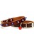 Boncuklu Kedi Mini Irk Köpek Tasması 1*14/18 cm Kahve Xs 2