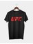 Karya Ufc Baskılı Unisex Siyah Tişört 1