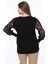 Zebra Kol Büyük Beden Bluz 3D-0847 3
