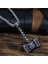 Thor Çekiç Nordik Valknut Hammer Iskandinav Mitolojisi Mjollnir 316L Çelik Kolye 3