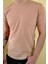 Erkek Krem/ Bej Slim Fit Dar T-shirt 2