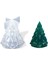 Epoksi Silikon Kalıp Yılbaşı Ağacı Kristal Kalıp 6 cm x 5 cm 1