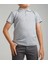 Cocuk Polo Yaka Kısa Kol Gri Okul T-Shirt 2