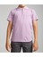 Cocuk Polo Yaka Kısa Kol Lila Okul T-Shirt 1