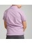 Cocuk Polo Yaka Kısa Kol Lila Okul T-Shirt 4
