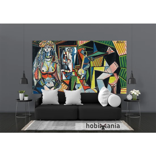 Hobimania Kanvas Tablo Pablo Picasso Women Of Algiers 70X100 cm Duvar Dekorasyon Tablo Moda