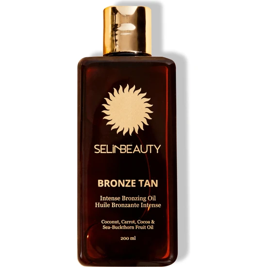 Selin Beauty Bronzlaştırıcı Yağ - Bronze Tan Intense Bronzing Oil 200 ml