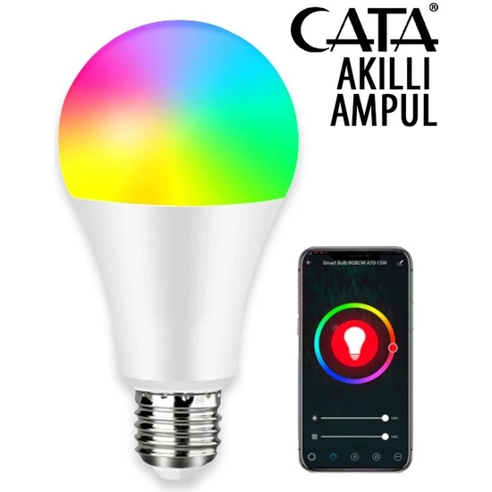 Cata CT-4000 9W Akıllı LED Ampul E27 16 Milyon Renk