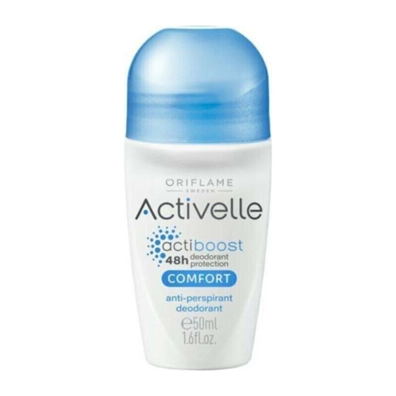 Oriflame Activelle Comfort Roll-On Anti-Perspirant Deodorant 50 ml Uzun Süreli Koruma Sağlar